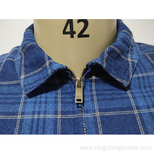 Plaid Mens woven winter Jackets